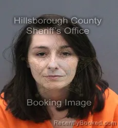 Mugshot of Haley Rene Thick booked in Hillsborough County, Florida on September 18, 2026