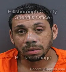 Mugshot of Glenn Guerrero booked in Hillsborough County, Florida on September 18, 2026