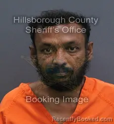 Mugshot of Rubai Howlader booked in Hillsborough County, Florida on September 18, 2026