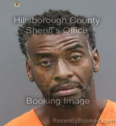 Mugshot of Kevy Lashaun Davis booked in Hillsborough County, Florida on September 18, 2026