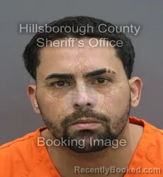 Mugshot of Randy Alfonso Romero booked in Hillsborough County, Florida on September 18, 2026