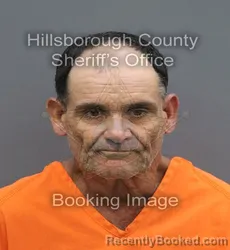 Mugshot of David Gomez booked in Hillsborough County, Florida on September 18, 2026