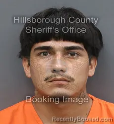 Mugshot of Eric Vargas booked in Hillsborough County, Florida on September 18, 2026