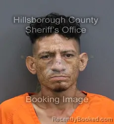 Mugshot of Miguel Angel Rivera Perdomo booked in Hillsborough County, Florida on September 18, 2026