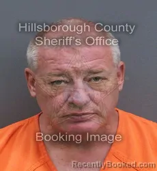Mugshot of John Charles Gamble booked in Hillsborough County, Florida on September 18, 2026