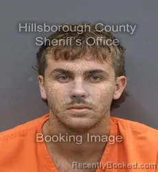 Mugshot of Justin Robert Jinks booked in Hillsborough County, Florida on September 19, 2026