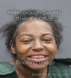 Mugshot of Melsha Darlene Greene booked in Hillsborough County, Florida on September 19, 2026