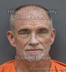 Mugshot of Thomas Alan Biddle booked in Hillsborough County, Florida on September 19, 2026
