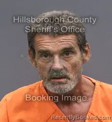 Mugshot of Floyd Edwin Abbott booked in Hillsborough County, Florida on September 19, 2026
