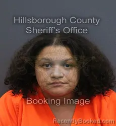 Mugshot of Candra Raquel Awkward booked in Hillsborough County, Florida on September 19, 2026