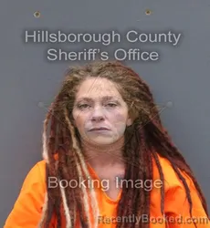 Mugshot of Danielle June Sams booked in Hillsborough County, Florida on September 19, 2026