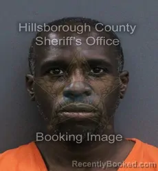 Mugshot of Mark Anthony Thompson booked in Hillsborough County, Florida on September 19, 2026
