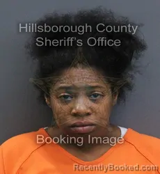 Mugshot of Tatiyuna Monae Wallace booked in Hillsborough County, Florida on September 19, 2026