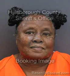 Mugshot of Saminthia Johnson Jackson booked in Hillsborough County, Florida on September 19, 2026