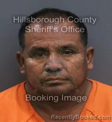 Mugshot of Abel Roblero Villatoro booked in Hillsborough County, Florida on September 19, 2026