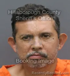 Mugshot of Sergio Eduardo Briones Gonzalez booked in Hillsborough County, Florida on September 21, 2026