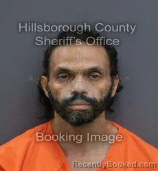 Mugshot of Mario Hernando Valbuena booked in Hillsborough County, Florida on October 5, 2026