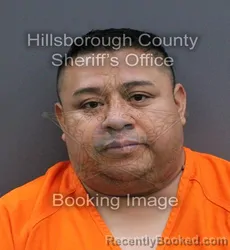 Mugshot of Omar Aguilar-Aguilar booked in Hillsborough County, Florida on October 5, 2026
