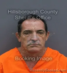 Mugshot of Edunier Valdes Castro booked in Hillsborough County, Florida on October 23, 2026
