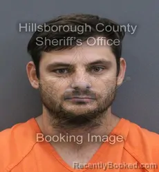 Mugshot of Kyle Matthew Ball booked in Hillsborough County, Florida on October 25, 2026