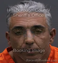 Booking photo from Hillsborough County, Florida