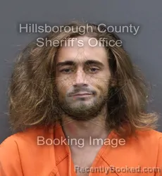 Booking photo from Hillsborough County, Florida