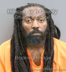 Booking photo from Hillsborough County, Florida