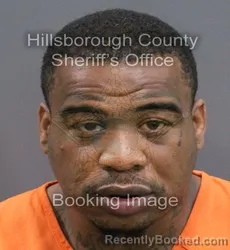 Booking photo from Hillsborough County, Florida