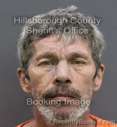 Mugshot of BRUCE RAYMOND JR HIGGINS booked in Hillsborough County, Florida on March 10, 2026