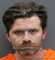 Mugshot of BRANDON ADAM SOLLBERGER booked in Hillsborough County, Florida on March 10, 2026