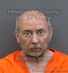 Mugshot of JOHN GREGORY PRUDEN booked in Hillsborough County, Florida on March 10, 2026