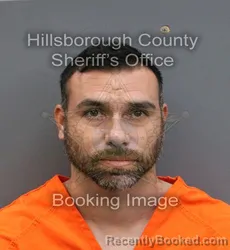 Mugshot of JULIUS ROBERT JR CAVERO booked in Hillsborough County, Florida on March 10, 2026