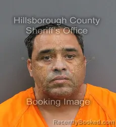 Mugshot of JEREMIAS SANCHEZ booked in Hillsborough County, Florida on March 10, 2026