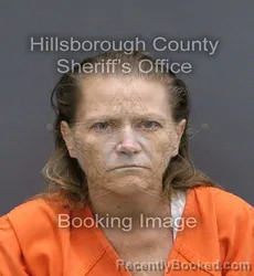 Mugshot of LEILANI SHELTON booked in Hillsborough County, Florida on March 10, 2026