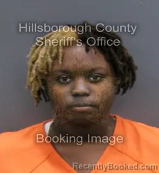 Mugshot of JALECIA T JACKSON booked in Hillsborough County, Florida on March 10, 2026