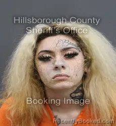 Mugshot of MERRYLYNN ANGEL GARDINO booked in Hillsborough County, Florida on March 10, 2026