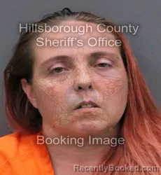 Mugshot of JAMIE MARIE WATKINS booked in Hillsborough County, Florida on March 10, 2026
