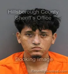 Mugshot of JAUN GABRIEL MIRANDA TORRES booked in Hillsborough County, Florida on March 10, 2026