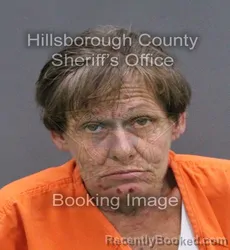 Mugshot of JENNIE MELISSA GREGORY booked in Hillsborough County, Florida on March 10, 2026