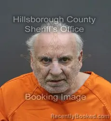 Booking photo from Hillsborough County, Florida