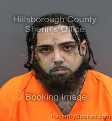 Booking photo from Hillsborough County, Florida