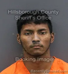 Mugshot of YOSSER ARAFAT VASQUEZ MURILLO