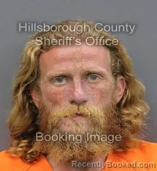 Booking photo from Hillsborough County, Florida