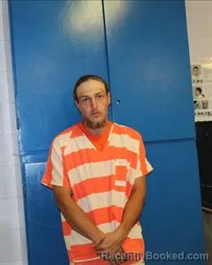 Mugshot of Arron Jack Rusk booked in Eastland County, Texas on August 7, 2026