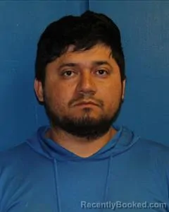Mugshot of BAYRON PERALTA-FLORES booked in Eastland County, Texas on July 10, 2026