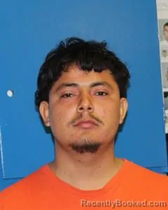 Mugshot of Emerson Isaac Claros Hernandez booked in Eastland County, Texas on August 21, 2026