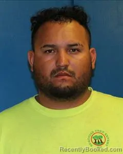 Mugshot of JEISON EDUARDO CALIX MATUTE booked in Eastland County, Texas on July 10, 2026