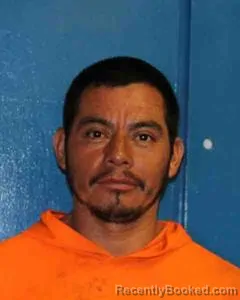 Mugshot of Roque Alexander Chavez booked in Eastland County, Texas on August 29, 2026