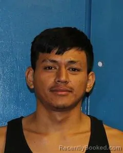 Mugshot of Marlon Sthiven Lopez-Chavez booked in Eastland County, Texas on August 29, 2026