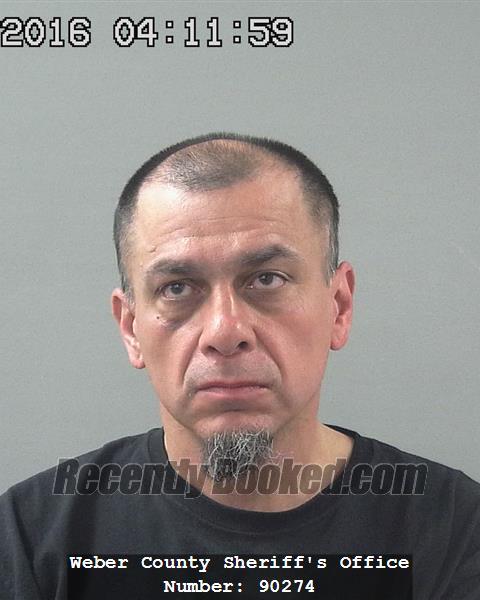 Mugshot of LEONARD AMADOR VALDEZ booked in Weber County, Utah on May 2, 2026